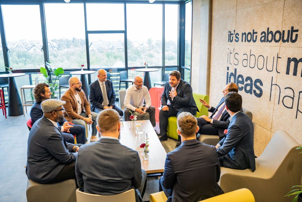 Male panel participants at KPT