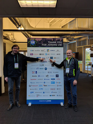 Wojciech Burkot and Witold Jarnicki at Q2B Conference